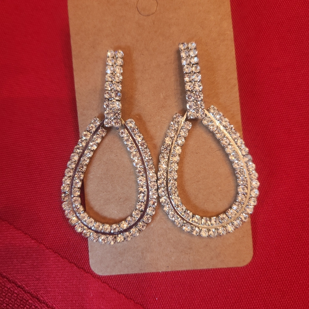 Elegant Silver Drop Earrings